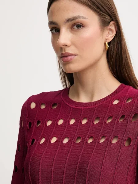 Легкий свитер Dkny бордовый