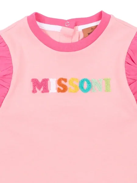 Koszulka dziecięca Missoni różowa