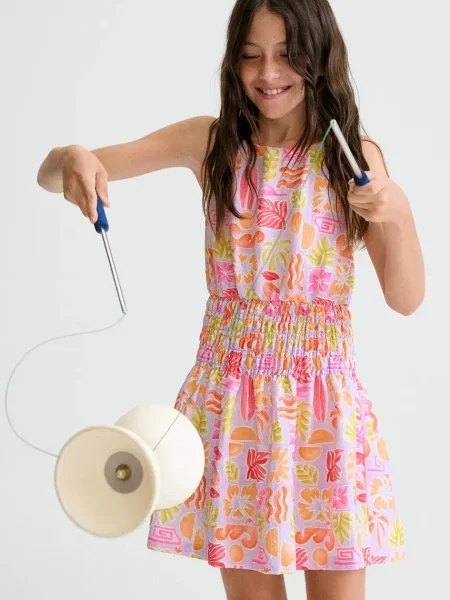 Mayoral Dívčí šaty fialové