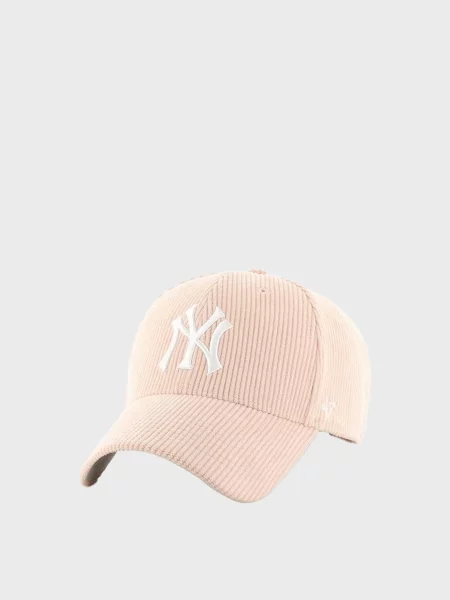 Вельветова кепка 47 Brand бежева