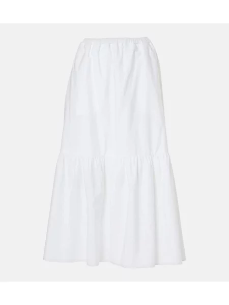 Warstwowa maksi spódnica maxi Patou biała
