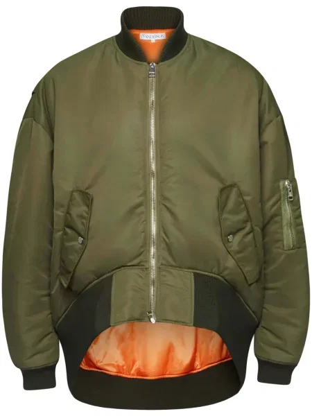 Geacă bomber Jw Anderson cu talie înaltă verde