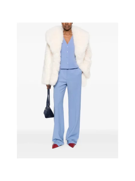 Kamizelka Max Mara Studio wełniana niebieska