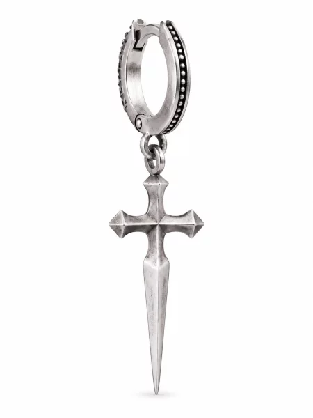 REYTEL Náušnice SWORD strieborná