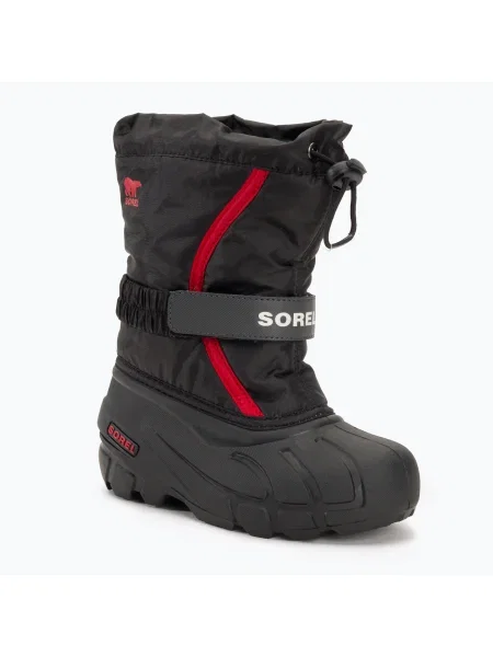 Детски ботуши за сняг Sorel Flurry Dtv черни/ярко червени черно