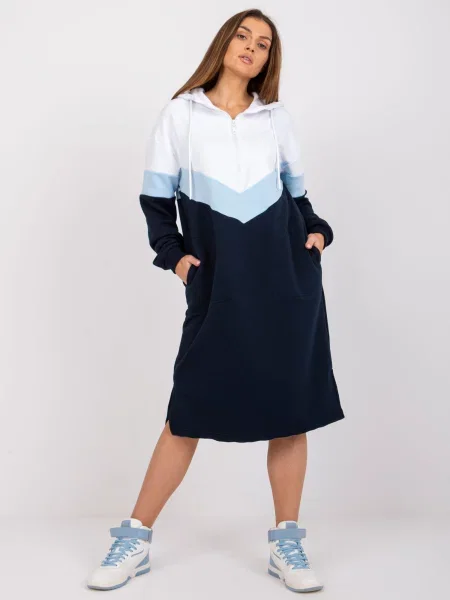 Oblekové šaty Fashionhunters biela
