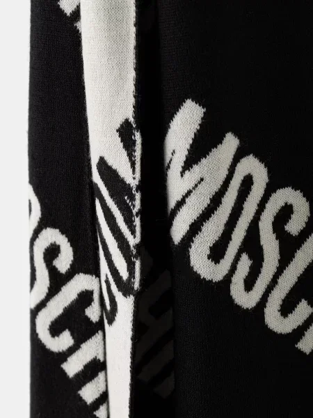 Moschino fular cu lână negru
