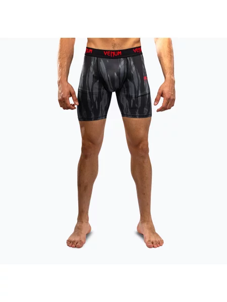 Pantaloni scurți de antrenament pentru bărbați Venum Demon Vale Tudo black/grey negru