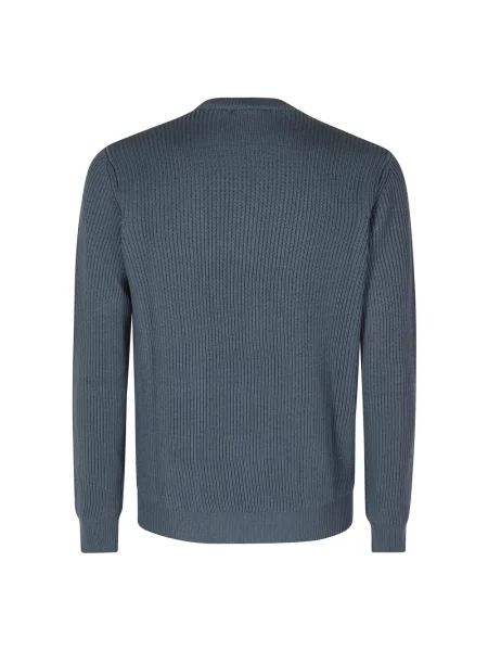 Sweter Roberto Collina wełniany niebieski