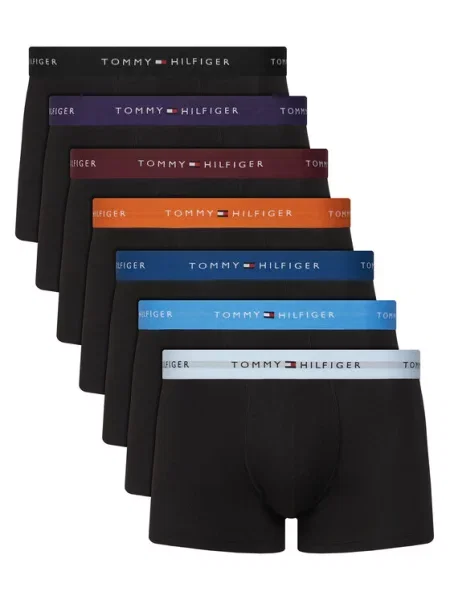 Tommy Hilfiger Underwear Boxerky opálová / oranžová / burgundská čierna