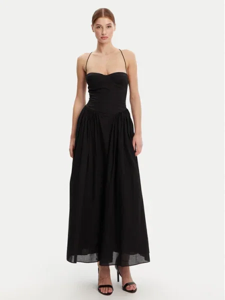 BARDOT Rochie de seară Negru alb