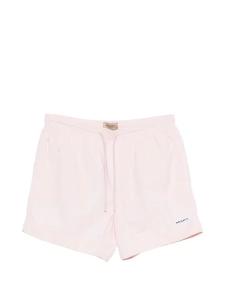 Slip de baie Woolrich cu cordon roz