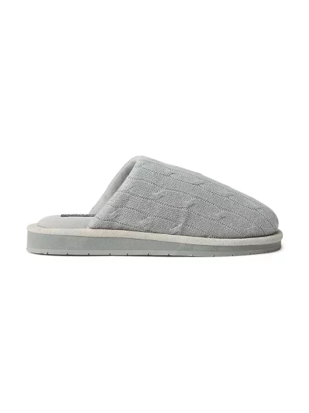 Polo Ralph Lauren papuci de casă pentru femei Carey Scuff gri
