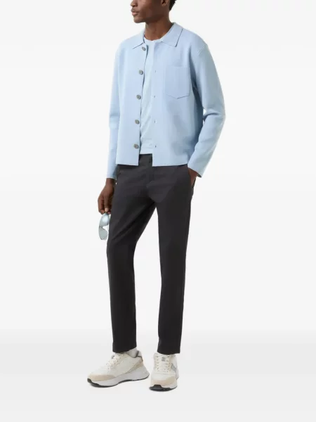 Pantaloni chino Bogner din satin gri