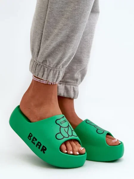 Papuci de casă Kesi verde