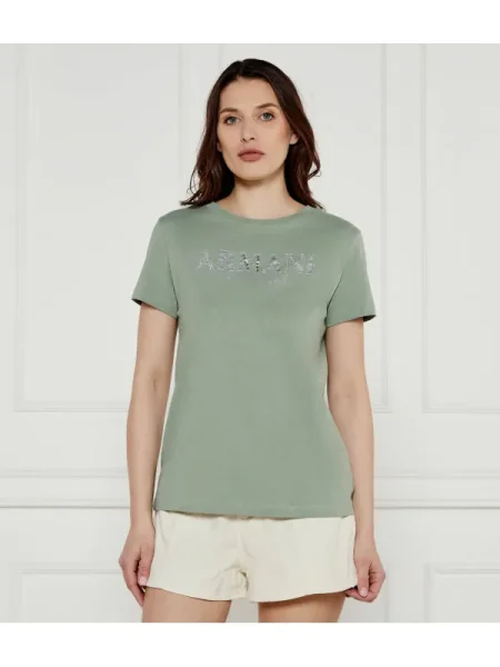 Armani Exchange Tricou verde