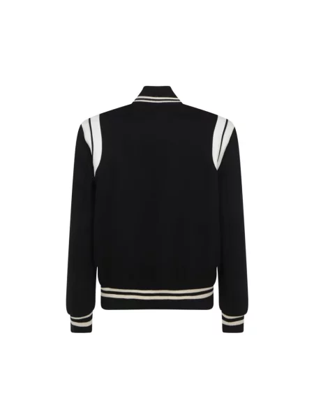 Kurtka Saint Laurent wełniana czarna