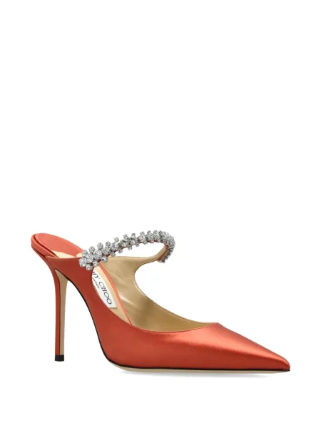 Papuci tip mules Jimmy Choo portocaliu