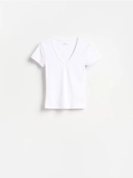 Reserved Tricou cu conținut ridicat de alb
