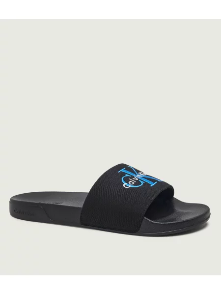 Calvin Klein Jeans Saboți Ess albastru alb negru