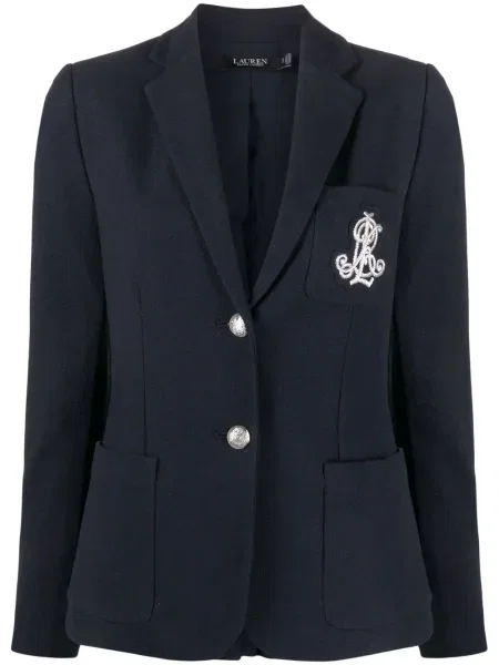 Sacou Lauren Ralph Lauren cu broderie albastru