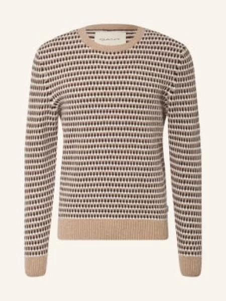 Gant Sweter beige biały