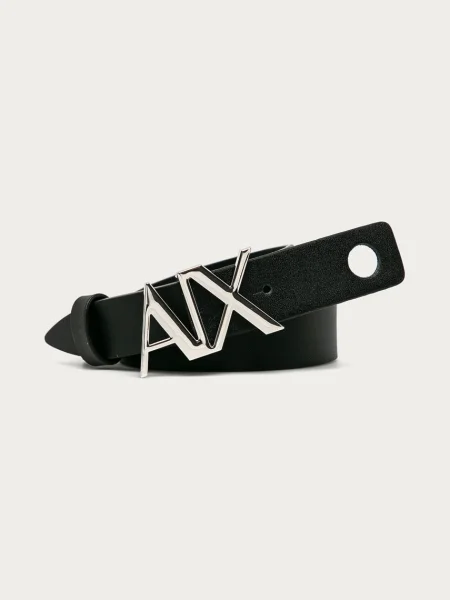Armani Exchange de piele negru