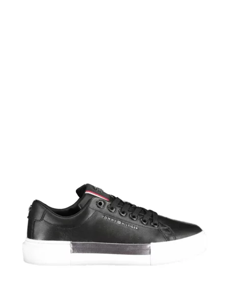 Sneakerși Tommy Hilfiger cu autograf negru