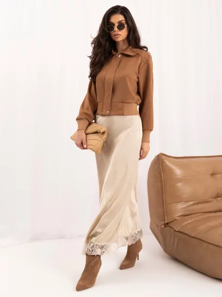 Jakna Italy Moda smeđa