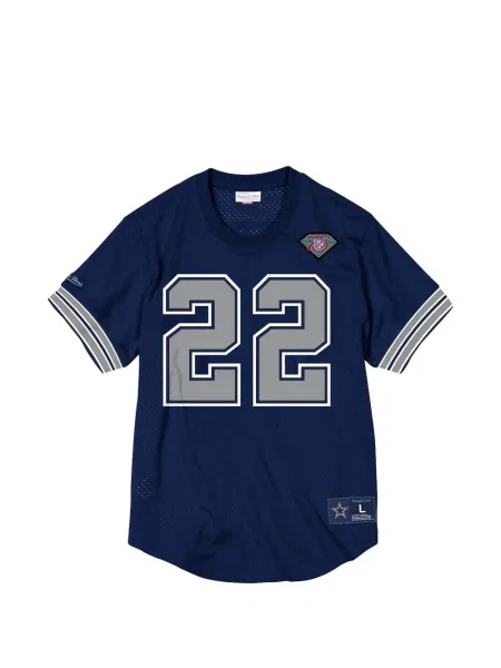 Tricou Mitchell & Ness albastru