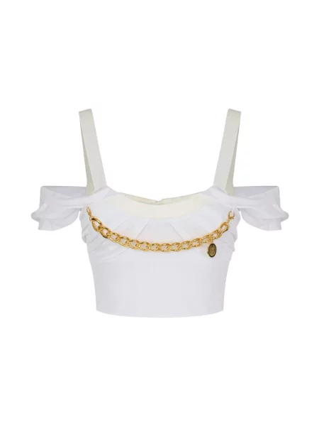 Top Elisabetta Franchi biały