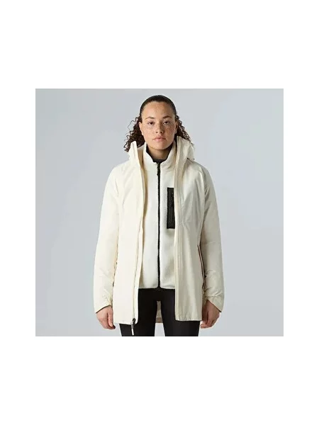 THE NORTH FACE Outdoorová bunda Hikesteller slonová kosť biela
