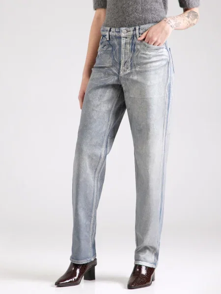 Monki Jeans denim albastru