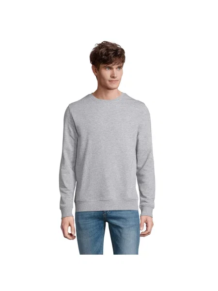 Bluza Unisex Dla Dorosłych Comet Melange szara