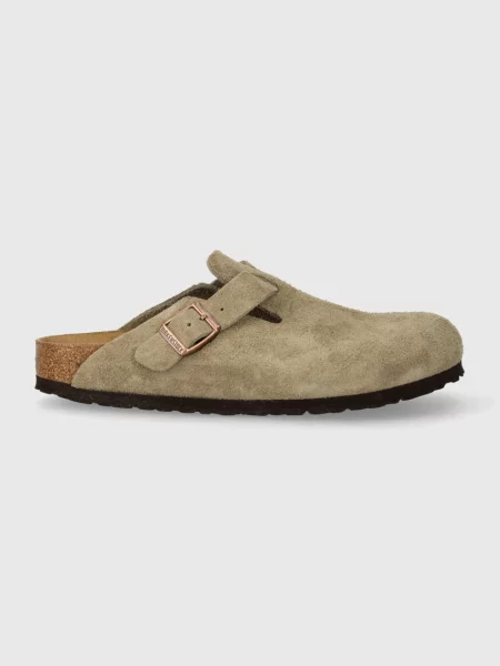 Natikači iz semiša Birkenstock Boston bež