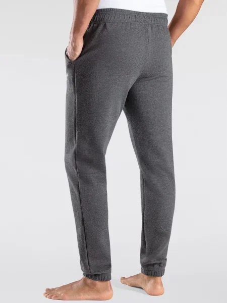 BENCH Pantaloni gri metalic alb