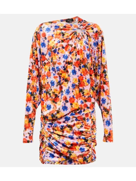 Rochie Isabel Marant cu model floral cu imagine