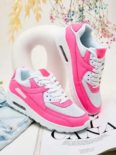 Teniși Resti cu șireturi din dantelă alb