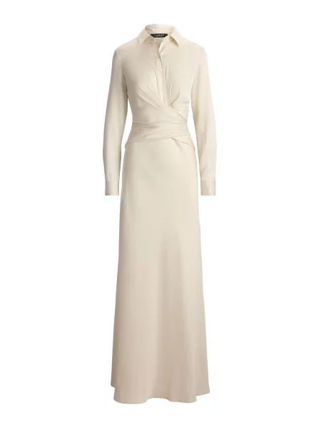 Lauren Ralph Lauren Večerna obleka kremna