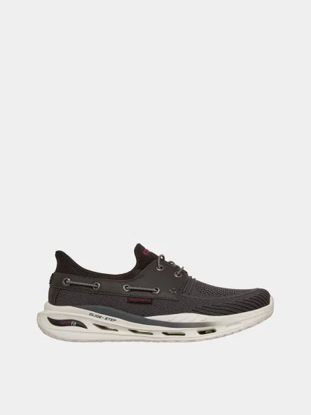 Кросівки повсякденні Skechers ARCH FIT ORVAN текстиль/штучна шкіра чорний