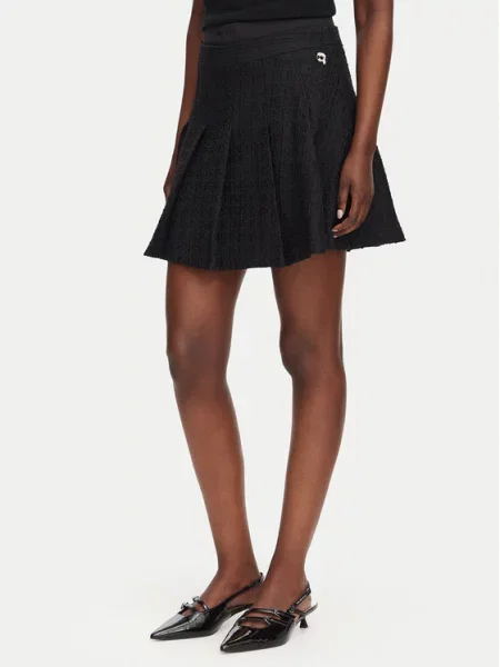 Karl Lagerfeld Sukňa Ikon' čierna