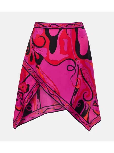 Fustă Pucci de mătase violet