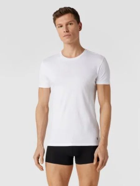 Polo Ralph Lauren T-shirt czarny gładki szara