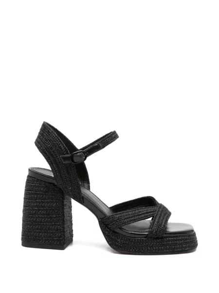 Sandale Exè cu platformă negru