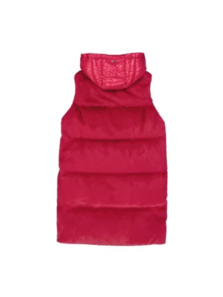 Sztuczne futro kamizelka Herno różowa
