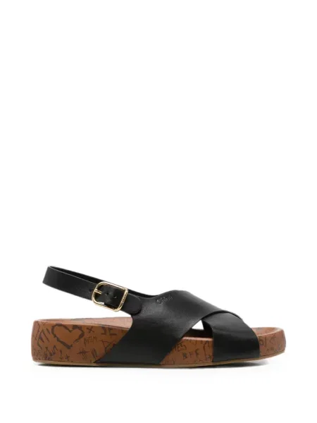 Sandale Chloé cu bretele negru