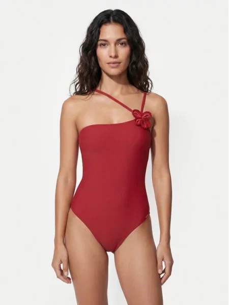 Ysabel Mora Costum de baie închis roșu