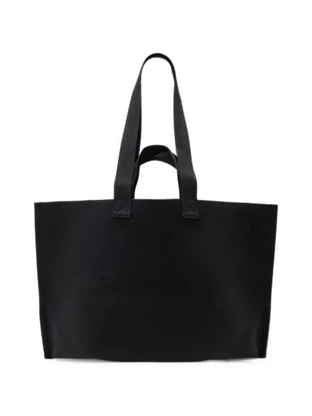 Geantă Allsaints cu imagine negru