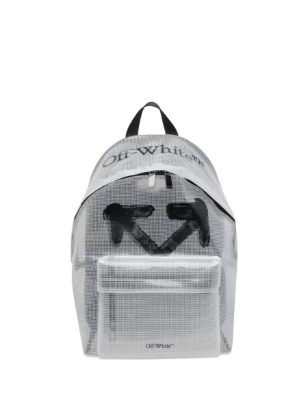 Rucsac Off-white cu autograf alb