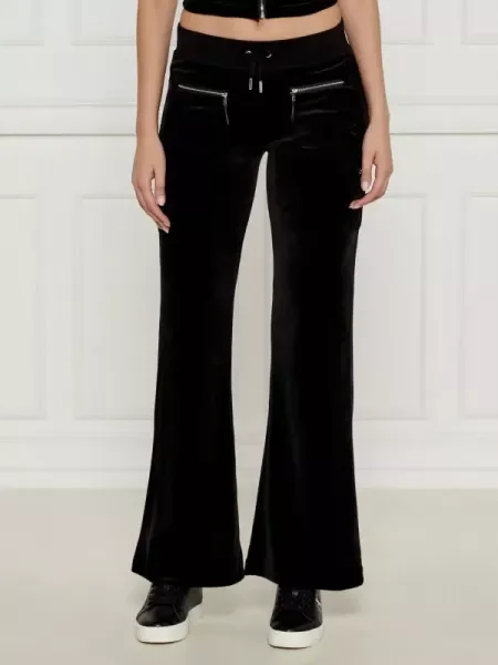 Juicy Couture Jogger nadrág LAYLA | flare fit fekete